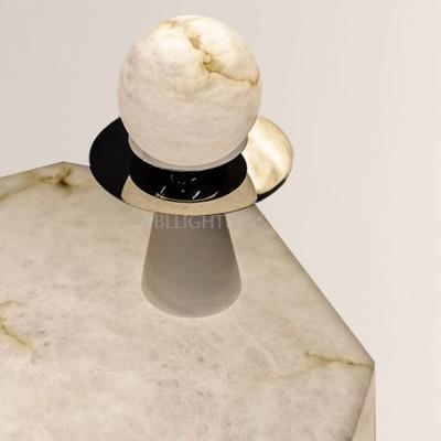 Alabaster Cycle Table Lamp