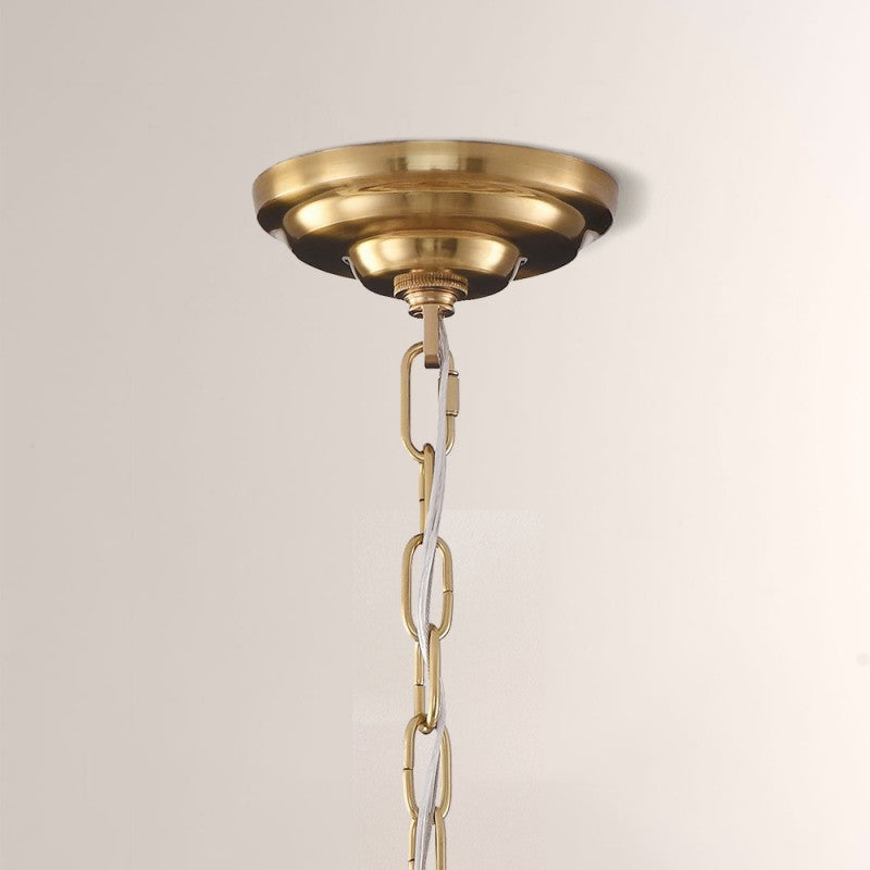 Modern Alabaster Moira Multi-Tier Round Chandelier 32"D