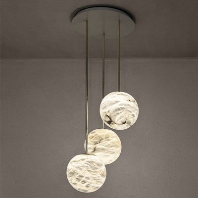 Alabaster Moon Chandelier