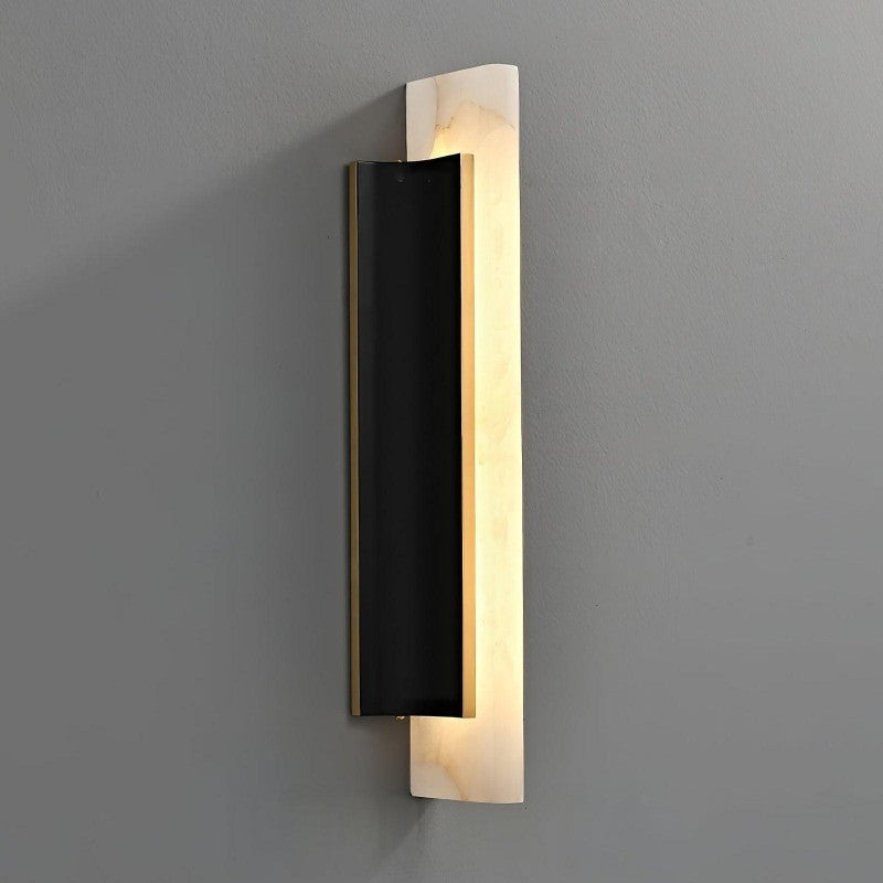 Alabaster Timide Slim Wall Sconce