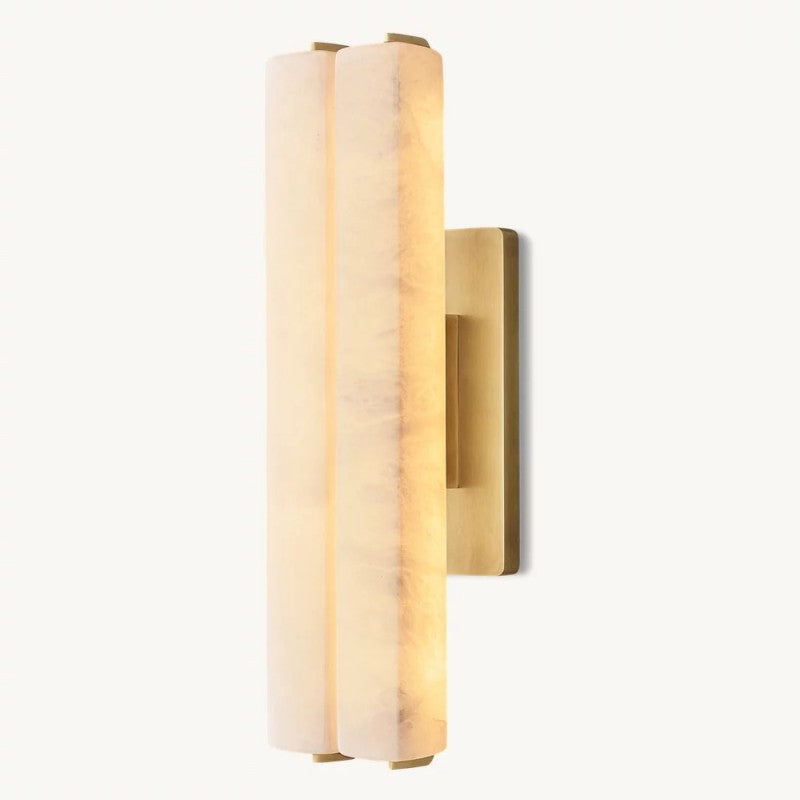 Audiobon Alabaster Double Sconce
