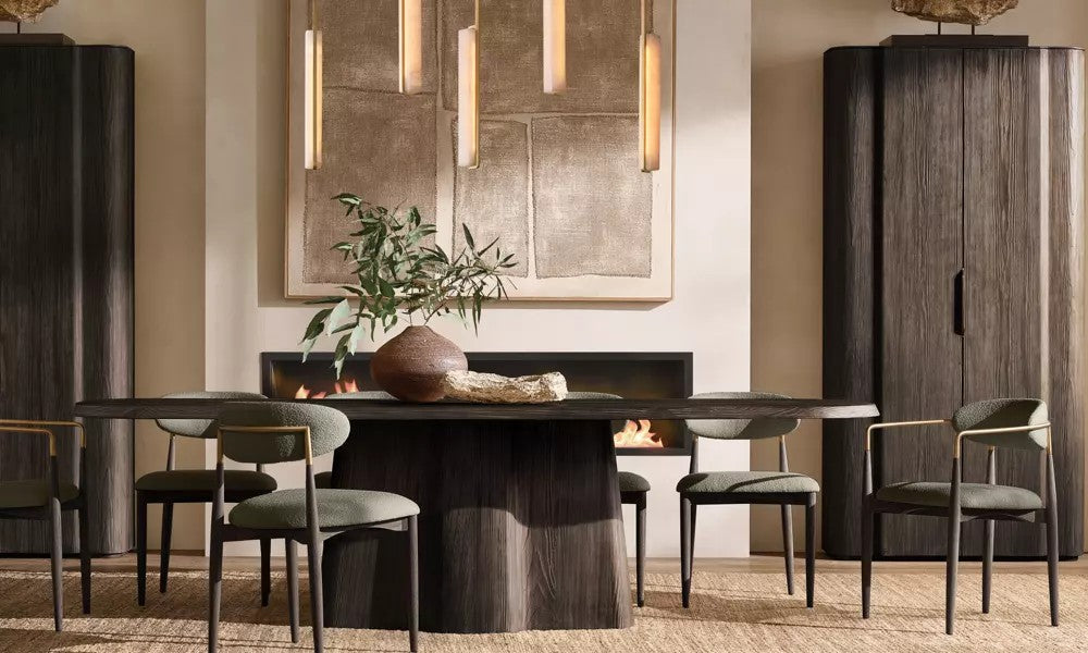 Audiobon Alabaster Linear Chandelier 54"