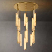 Audiobon Alabaster Round Chandelier 40"
