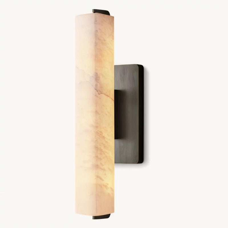 Audiobon Alabaster Single Sconce