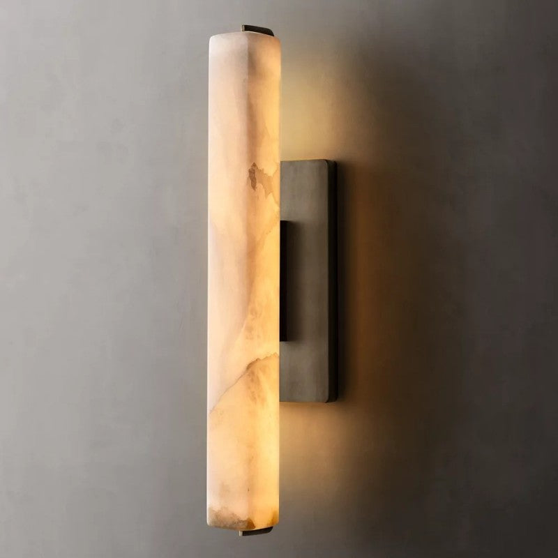 Audiobon Alabaster Single Sconce