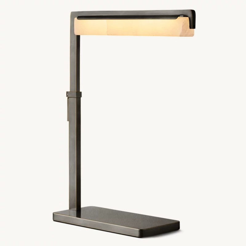 Audiobon Alabaster Task Table Lamp