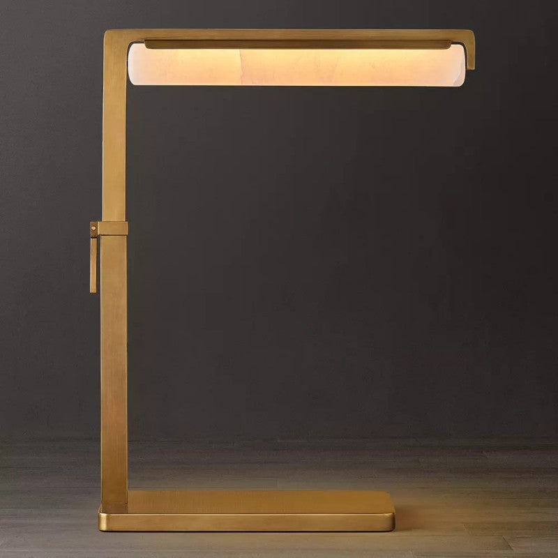 Audiobon Alabaster Task Table Lamp
