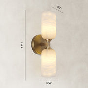 Aero Alabaster Wall Sconce 13.9"