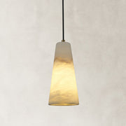 Camuse Conical Alabaster Pendant 10''H