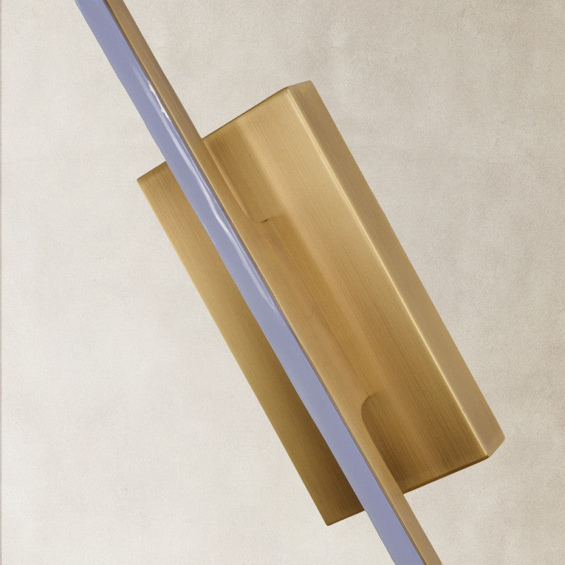 Clear Glow Alabaster Single Wall Sconce 19"H