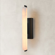 Clear Glow Alabaster Single Wall Sconce 19"H