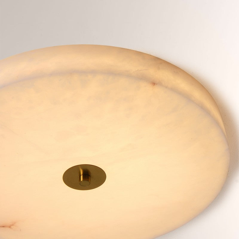 Modern Cora Alabaster Ceiling Light 11.8"D
