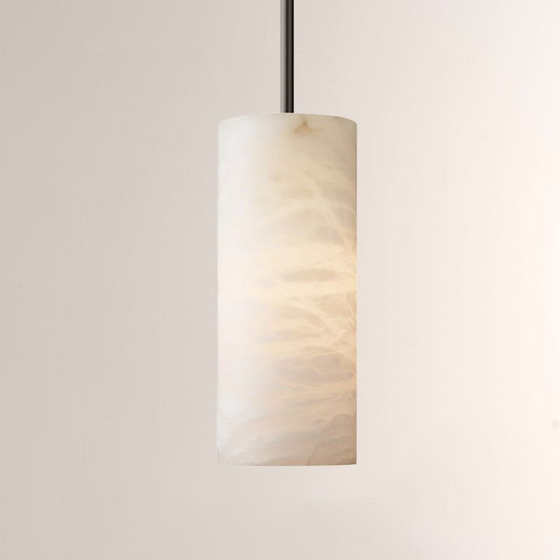 Hano Alabaster Cylinder Pendant