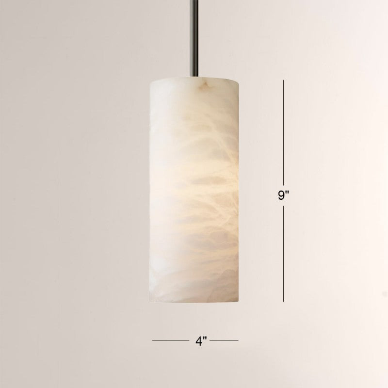 Hano Alabaster Cylinder Pendant