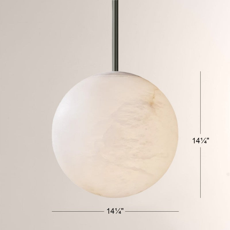 Hano Alabaster Globe Pendant