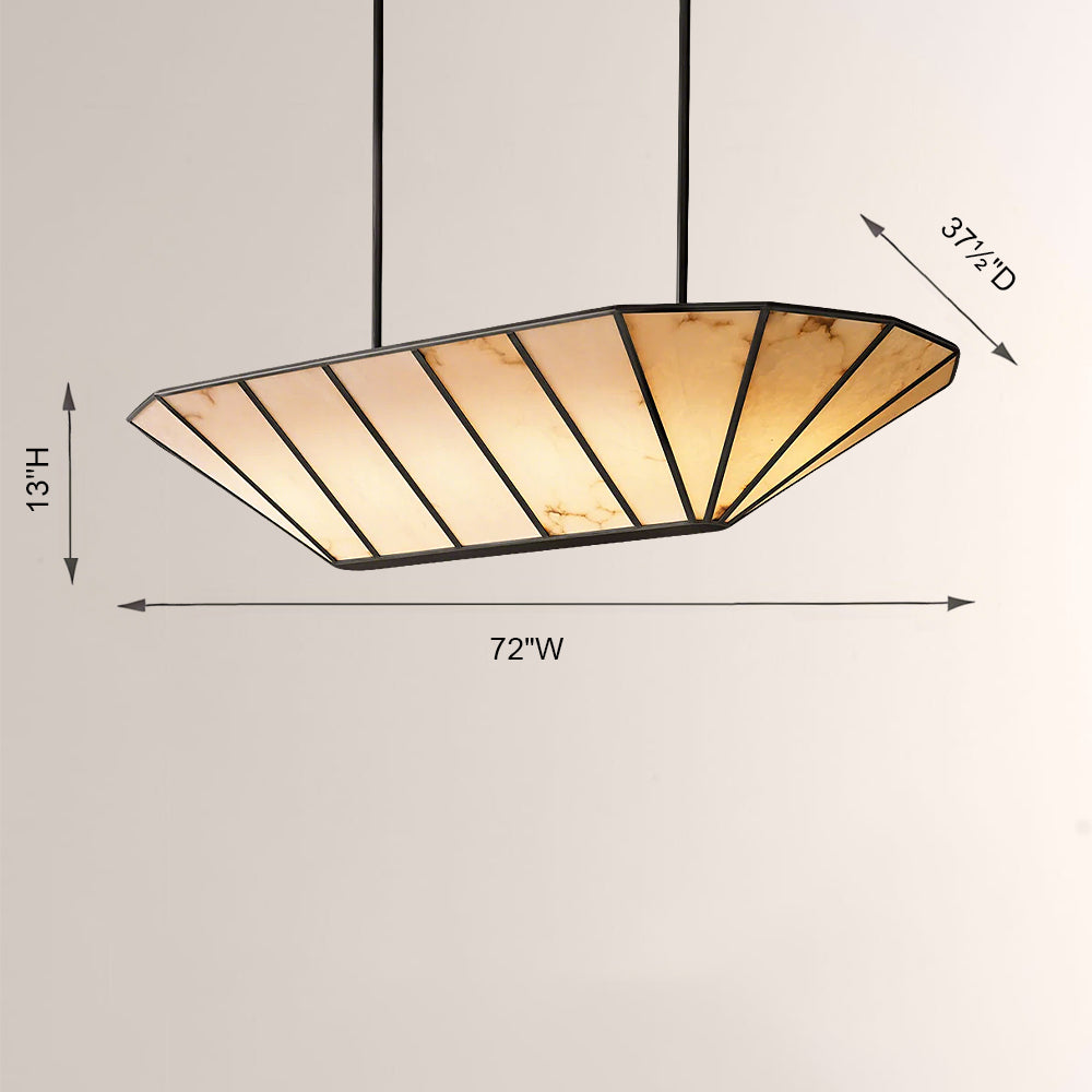 Luvia Linear Chandelier 74"