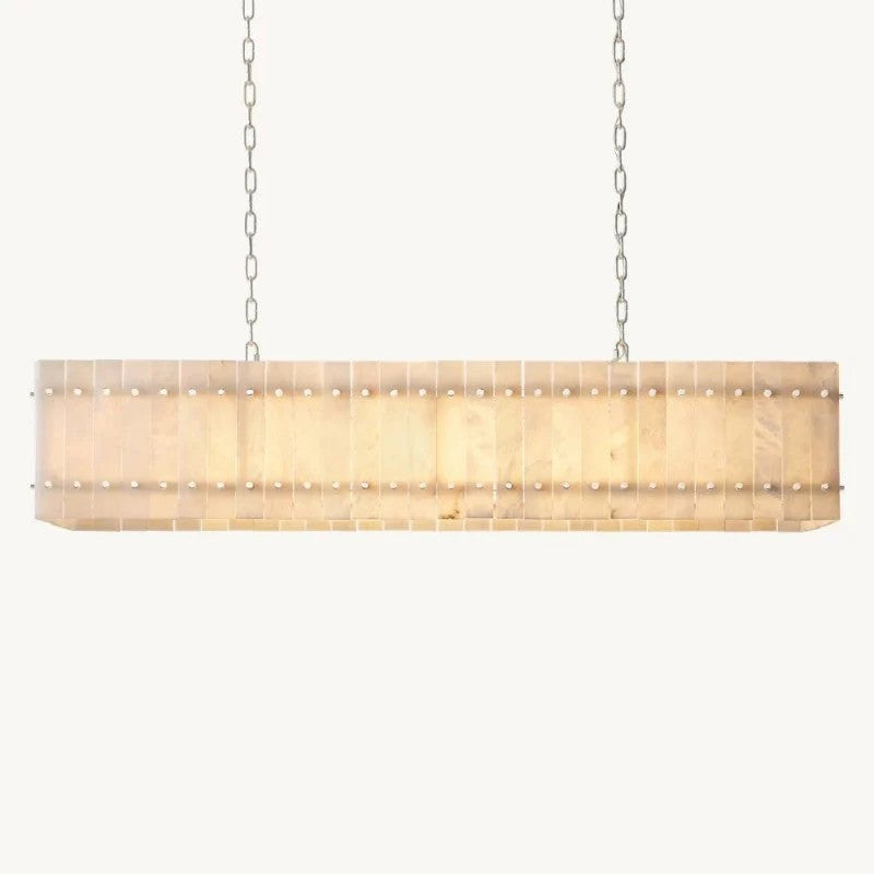 Melvin Alabaster Linear Chandelier 54"