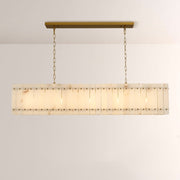 Melvin Alabaster Linear Chandelier 72"