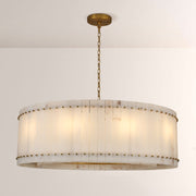 Melvin Alabaster Round Chandelier 48"