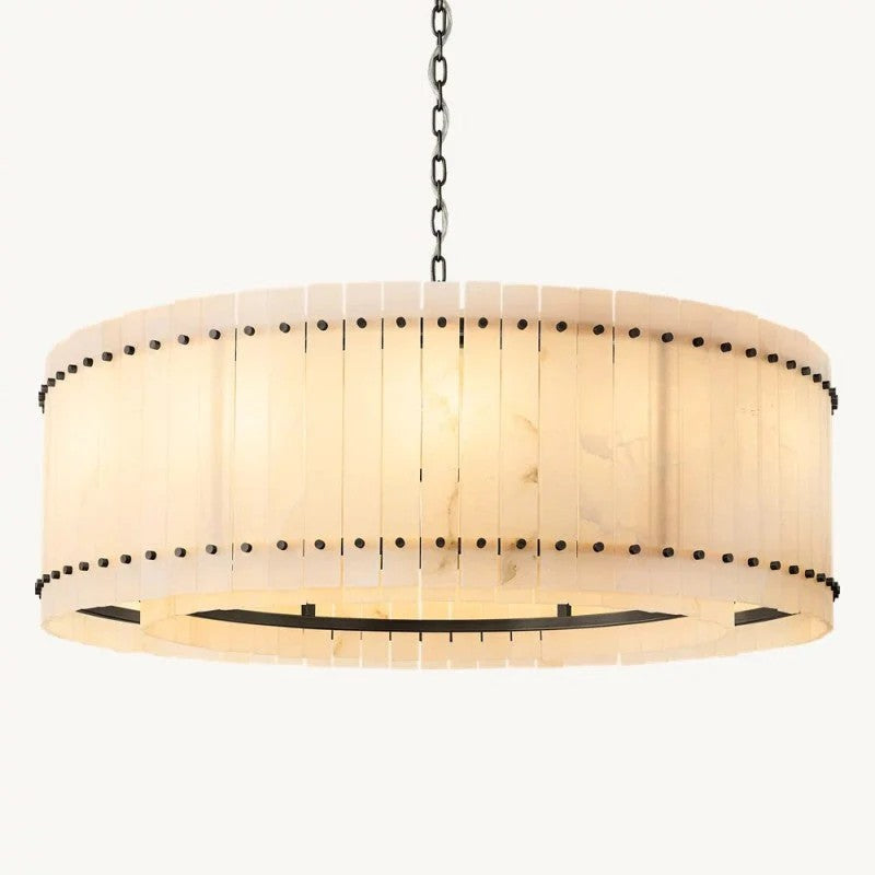 Melvin Alabaster Round Chandelier 48"