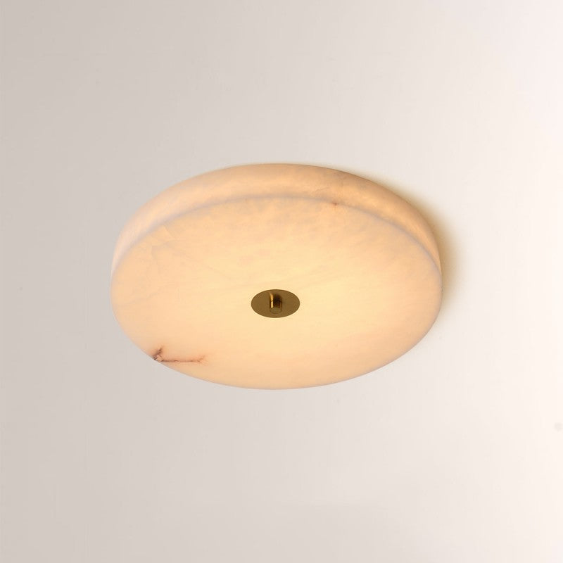 Modern Cora Alabaster Ceiling Light 11.8"D