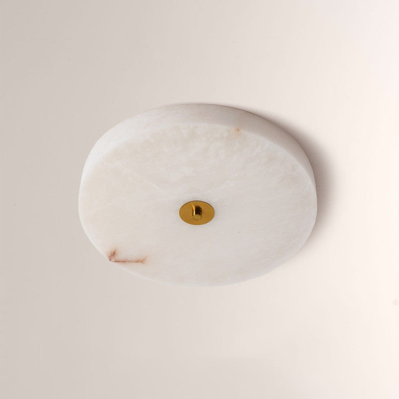 Modern Cora Alabaster Ceiling Light 11.8"D