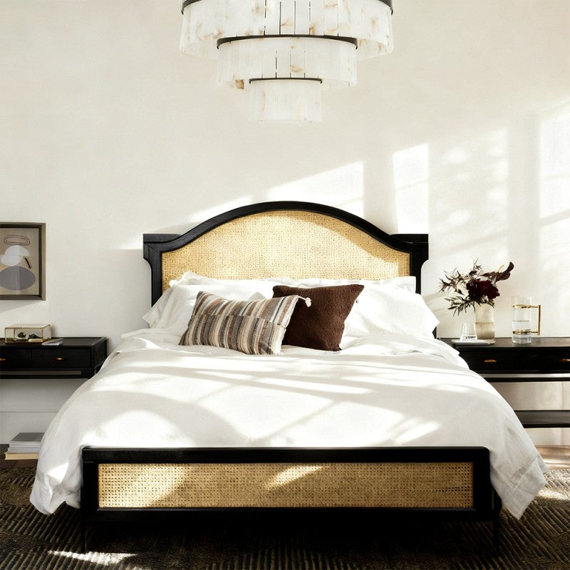 Modern Solmare Alabaster Round Chandelier 34"