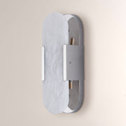 Opella Oval Alabaster Wall Sconce 13.8"H