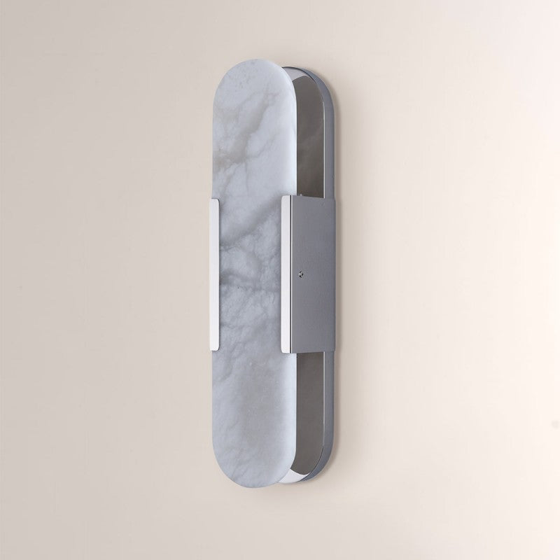 Opella Oval Alabaster Wall Sconce 19.7"H