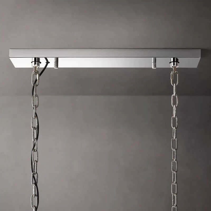 Paula Alabaster Rectangular Dining Room Chandelier 42"