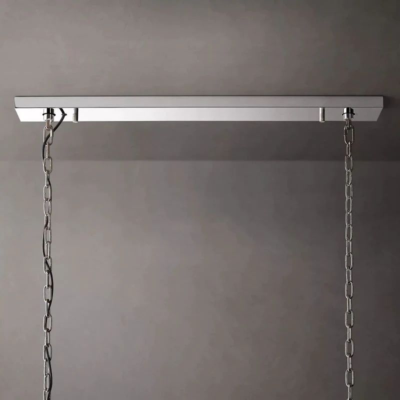 Paula Alabaster Rectangular Dining Room Chandelier 54"