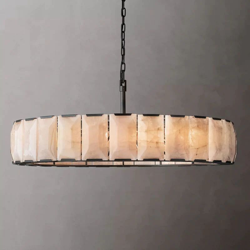 Paula Calcite Round Chandelier 60"