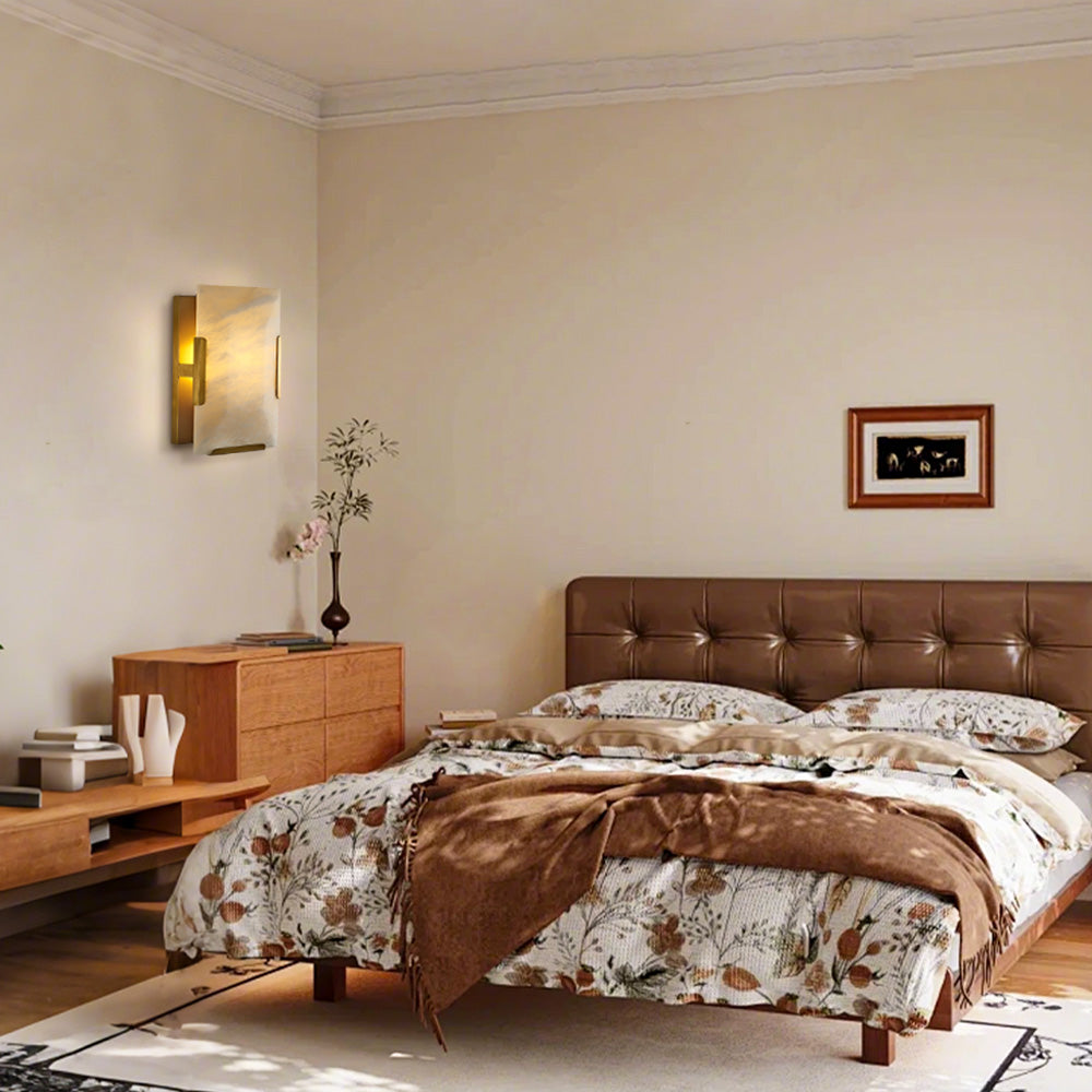 Pauno Calcite Short Wall Sconce