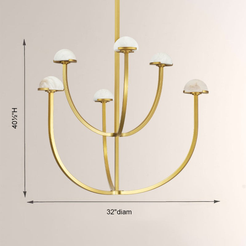 Pedro Round Chandelier 32"