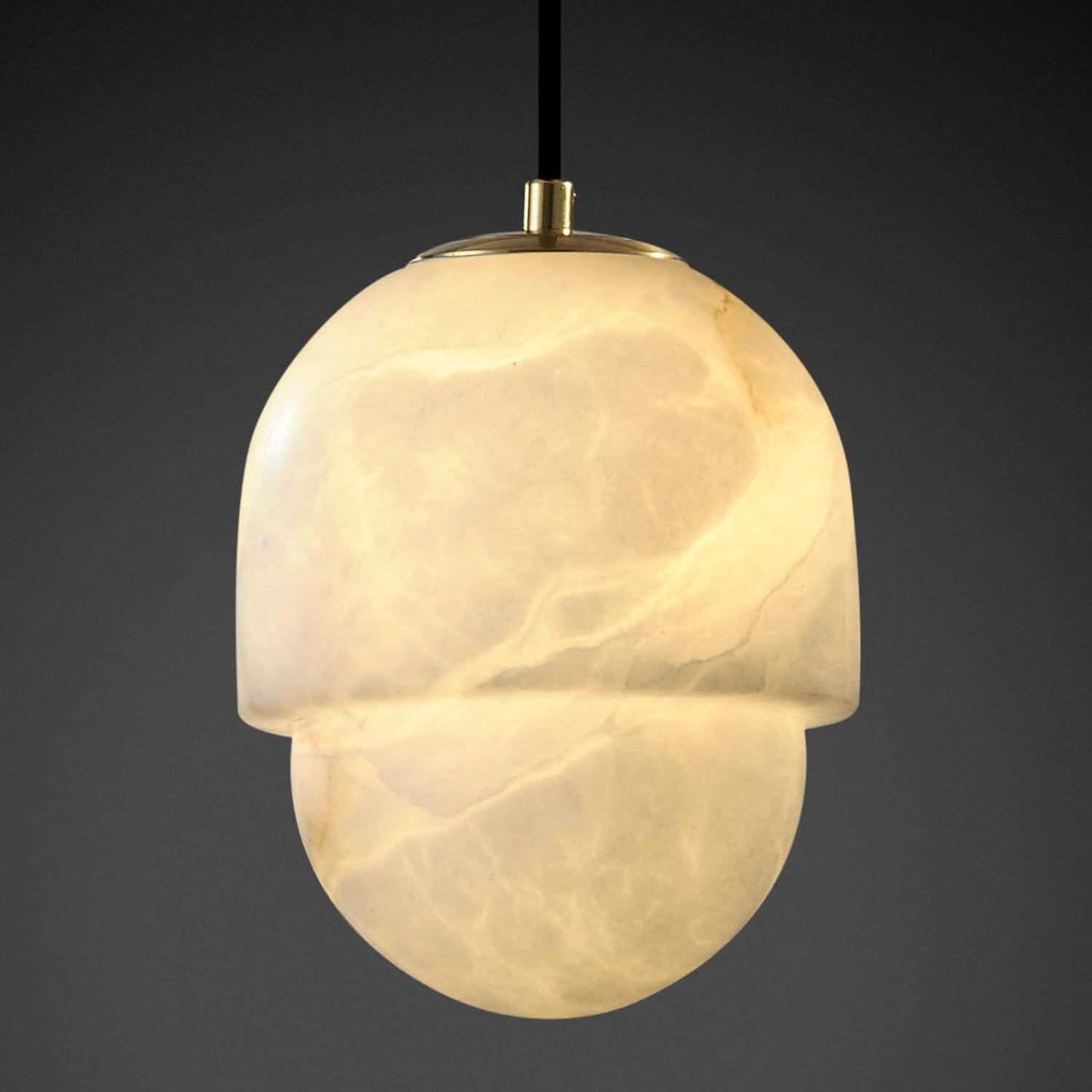 Raindrop Type Alabaster Marble Modern Pendant for All Scene