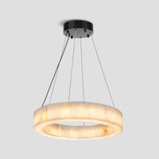 Rivelle Alabaster Halo Ring Chandelier