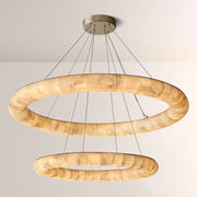 Rivelle Lisse 2-Tier Round Chandelier 61"