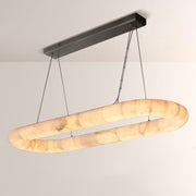 Rivelle Lisse Oval Chandelier 74"