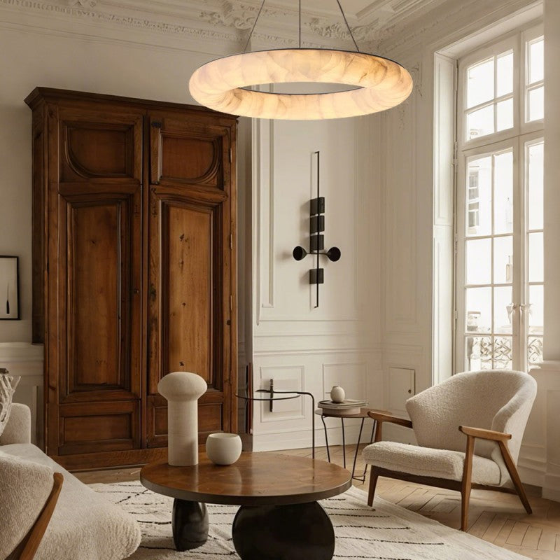 Rivelle Lisse Round Chandelier 31"