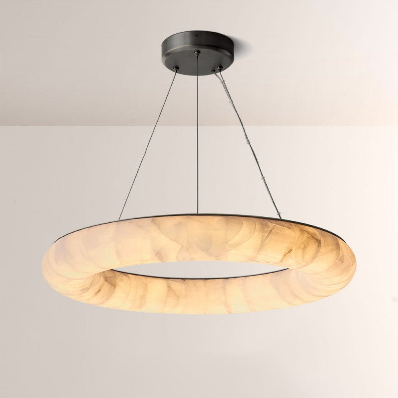 Rivelle Lisse Round Chandelier 31"
