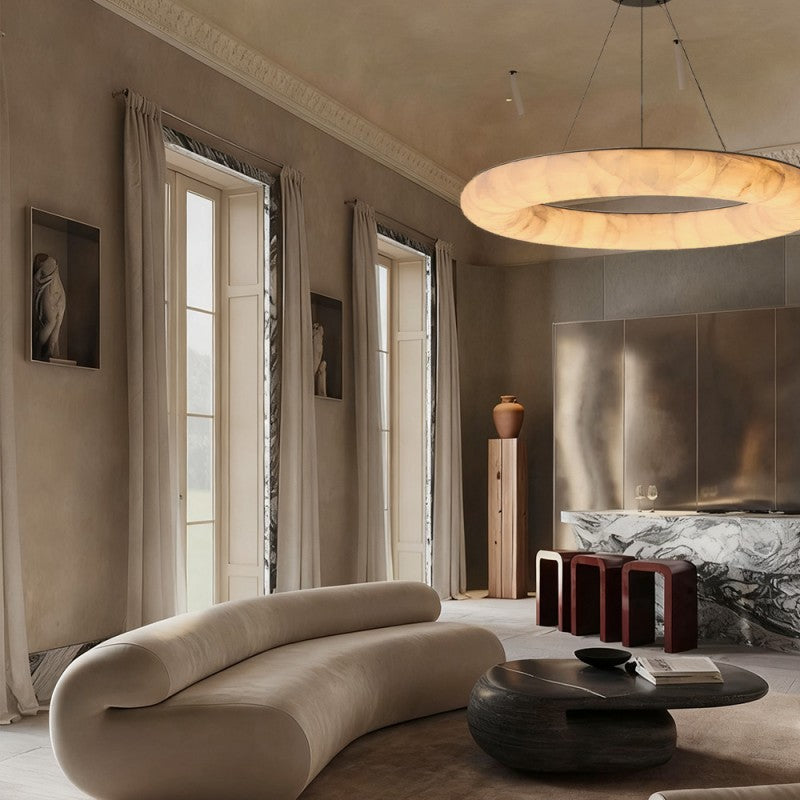 Rivelle Lisse Round Chandelier 41"