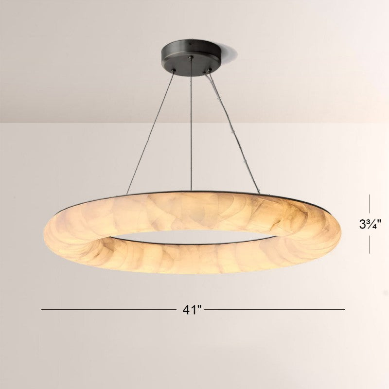 Rivelle Lisse Round Chandelier 41"