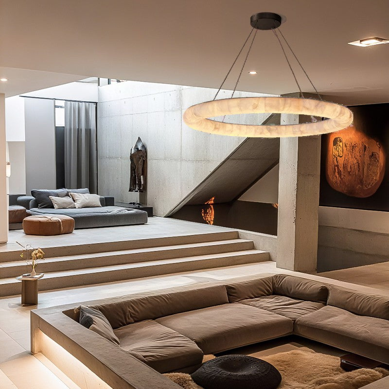 Rivelle Lisse Round Chandelier 61"