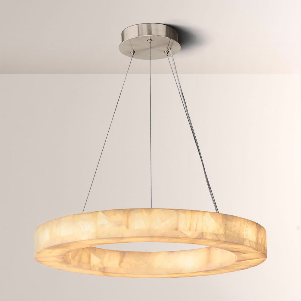 Rivelle Round Calcite Chandelier31" 40" 60"
