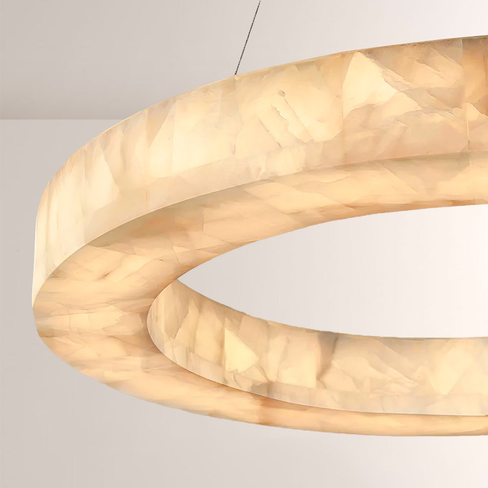 Rivelle Round Calcite Chandelier31" 40" 60"