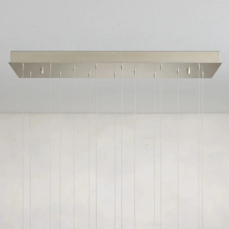 Setlla Alabaster Rectangular Chandelier