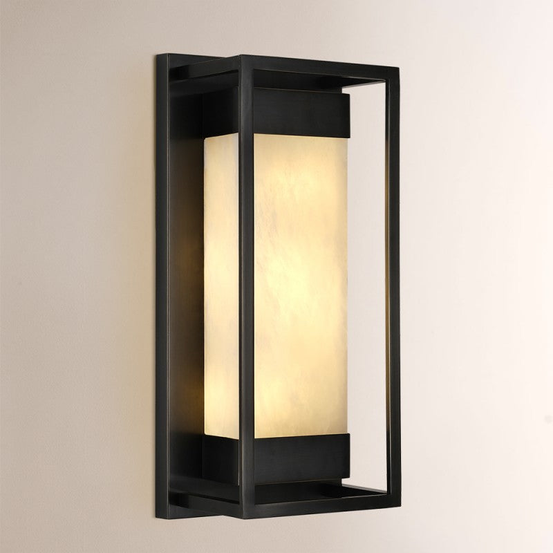 Vella Alabaster Wall Sconce 15.7"H